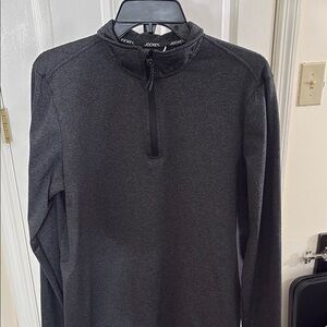 Jockey Charcoal Quarter-Zip Top